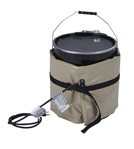 WarmGuard WG05 Insulated Pail Band Heater - Bucket Heater, Fixed Internal Thermostat Max Temp 145 F,Tan - Thumbnail 4