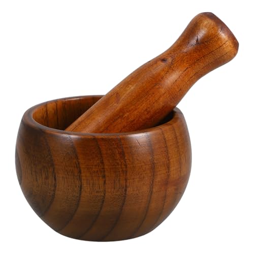 Pilon à ail en bois protecteur pour hacher sans se blesser