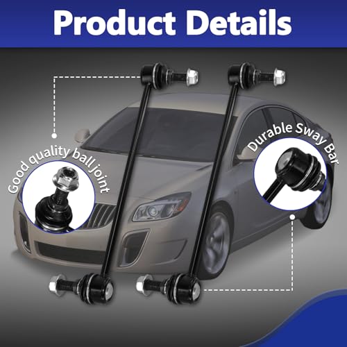 HAWK BROTHER Sway Bar Links, 2 PCS Stabilizer Bar Link With Ball Joint Compatible With 2012-2017 Buick Regal 2013-2016 Chevrolet Malibu 2014-2020 Chevrolet Impala 2012-2016 Buick LaCrosse - K750660 by HAWK BROTHER - Used condition - Image 5