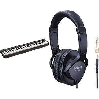 Piano numérique FP-10 Roland, 88 notes, portable, idéal pour la maison, couleur noire & Casque RH-5 Roland, pour le monitoring, conception fermée pour une écoute sans distraction - Les Beatles, Paul McCartney, John Lennon, RIngo Starr, George Harrison