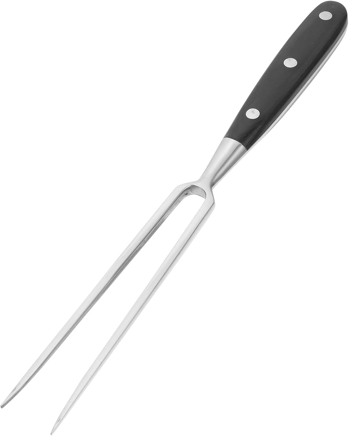 Stainless Steel Carving Fork with Handle for Bbq Grill Meat Serving Ergonomic Balanced Design Polished Smooth Surface for Home and Restaurant Use