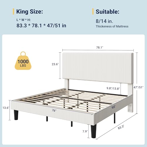 Luxury Canopy Bed Frame King Size