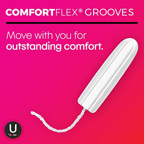 Image of U by Kotex Tampons, Click Compact, Super Plus Absorbency, Unscented, 45 Count (Pack of 2)