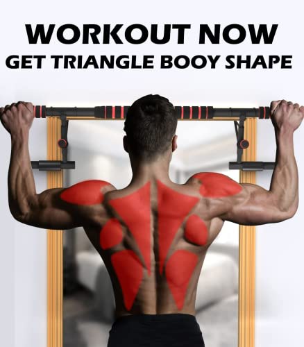 Pull Up Bar For Doorway, Folable Chin Up Bar For Home Workout Training Equipment For Men, Ergonomic Design Hand Bar #TOP3