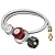 Kohree 4FT Adjustable Propane Regulator with Hose High Pressure, 0-30 & 0-60 PSI Gauges & ? Flare Fitting for Fire Pit, Fryers, Burners, Heaters, QCC1 Tank, BBQ Grill, Smoker, Cooker, Stoves
