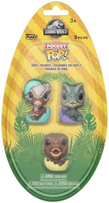 Funko Pop! Pocket Egg: Jurassic Park Spring - Baby Raptor​, Dilophosaurus, and Stygimoloch - Collectable Vinyl Figure - Gift Idea - Official Merchandise - Toys for Kids & Adults image 3