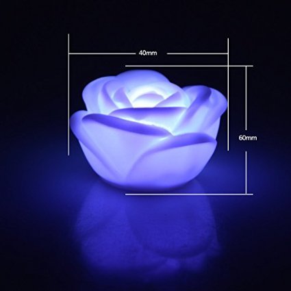 LED 7 cambia colore Rose Notte Luce Umore Luce