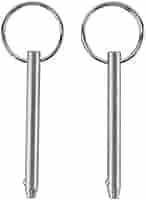 Schnellspannstifte Mit Kugelende - 4-tlg Set Aus Karbonstahl Vernickelt