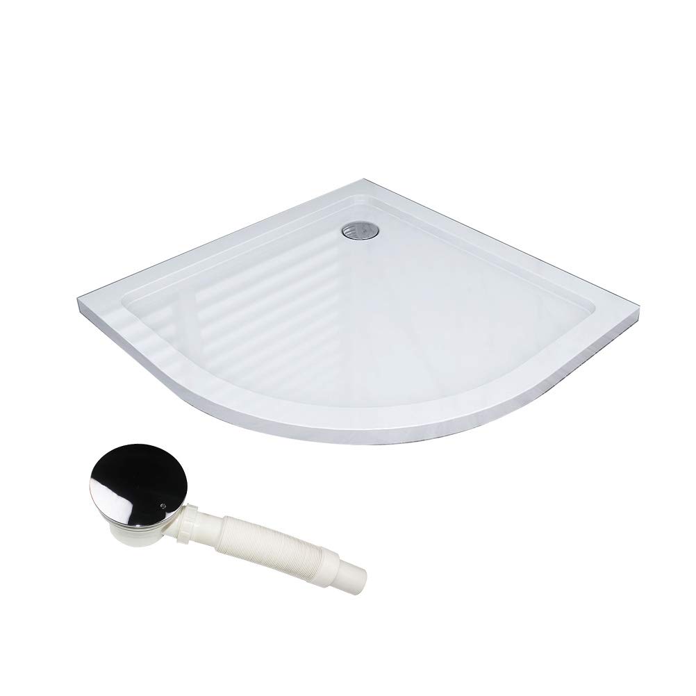 Buy MIQU Quadrant 900 x 900 mm Shower Base Slimline Acrylic Tray Shower