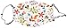 Produktbild ERFURTH FUN Mund-Nase-Maske Bunte Blumen Aufdruck 11 cm x 16 cm