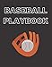 Produktbild baseball playbook: Coach Notebook 120 Pages of Blank Baseball Field Diagram 8.5X11 Inches