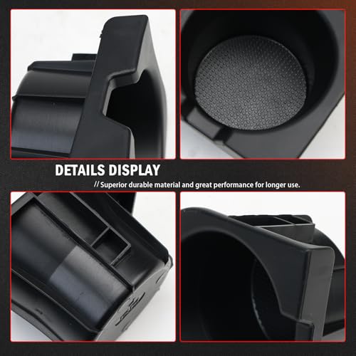 Image of Center Console Cup Holder Compatible with 2005-2017 Tacoma Cup Black Holder Inserts 66991-04012 66992-04012