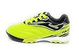 Toledo Junior Kids Turf Soccer Shoes, Lemon/Black, USA Kids Size 9