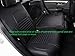 EKR Custom Fit CRV Seat Covers for Select Honda CRV 2017 2018 2019 2020 2021 2022 - Full Set,Leather (Black)