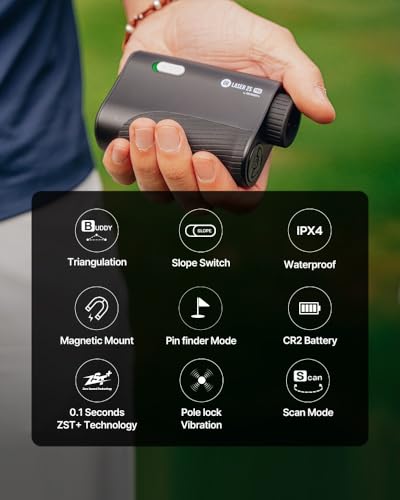 Golf Buddy Golfbuddy 2S Pro Golf Range Finder With Slope, Measuring From The Cart, 1093 Yard Laser Rangefinder thumb #3
