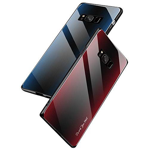 Samsung Galaxy S8 ケースクリア 薄型 衝撃吸収 全面保護 強化ガラスハード 耐衝撃 ガラスTPU バンパー+ガラス 背面 薄型 指紋防止対策 カバー 擦り傷防止 取り出し易い ワイヤレス充電対応 落下防止 アイフォン S8 ケース 滑り防止 おしやれ 人気 かわいい 携帯カバー 16-03