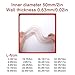 Vacuum Retractable Hose,Transparent Steel Wire Hose,High/Low Temperature Resistance,Excellent Stability,Suitable for Food Industry,Vacuum Cleaners(6.6ft/2m)