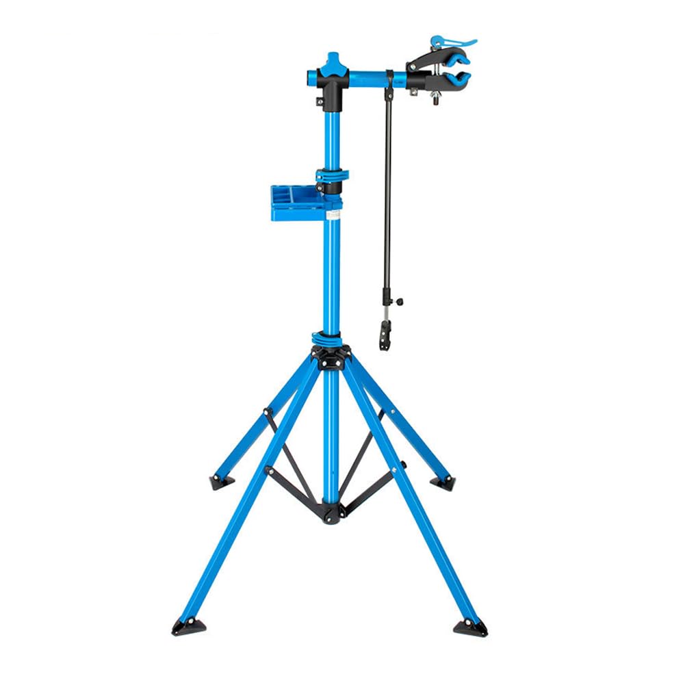 KK-GAL Portable Bike Repair Stand, Adjustable Height Bike Maintenance Workstand, Professional Bicycle Shop Bike Display Rack, Foldable Mechanic Repair Rack, for Mountain MTB Road Bikes Maintenance