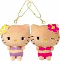 Amazon.co.jp: ニコぬいキーホルダー ハローキティ/日焼けキティ