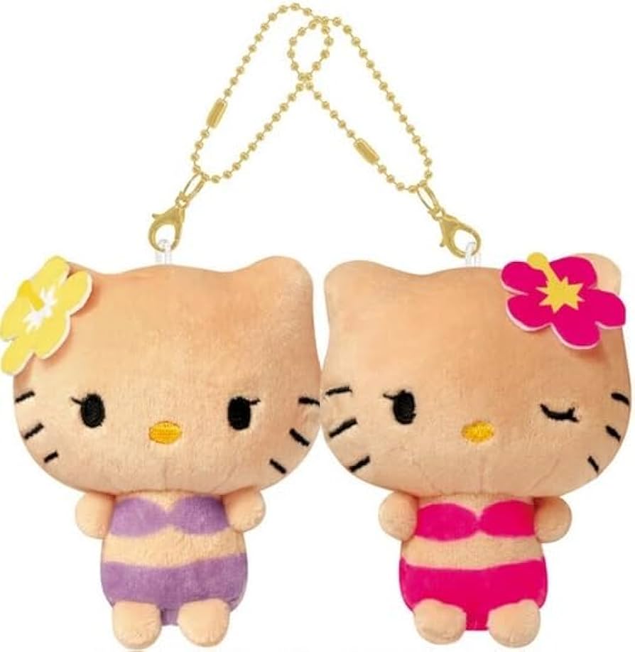 ハローキティ ぬいぐるみ キーホルダー 平成 かわいい