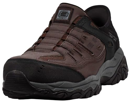Skechers Men's Slip-ins: Cankton - Faison Shoes, Brown, 11.5 Medium