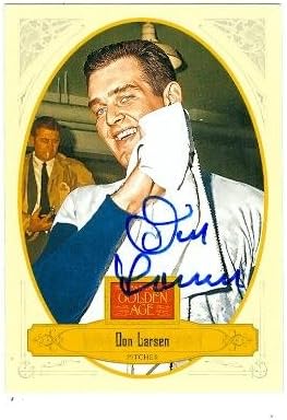 Don Larsen autographed baseball card (New York Yankees) 2013 Panini Golden Age #70