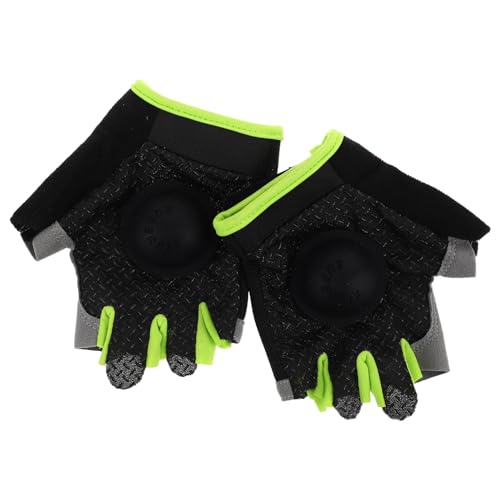 Luxshiny Guantes de Regate para Baloncesto Infantiles Verde y Negro, Entrenamiento de Agarre y Control de Balón, Equipo Práctico para Ejercicios y Mejora de Drible