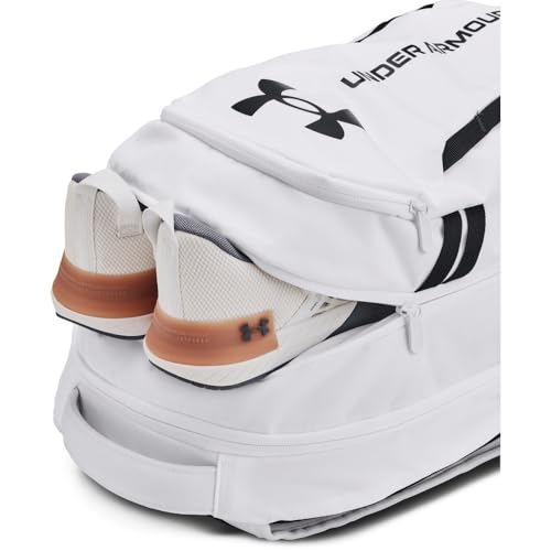 Under Armour Unisex Hustle 6.0 Backpack, 100 WHITE, OSFM by Under Armour - Used condition - Image 5