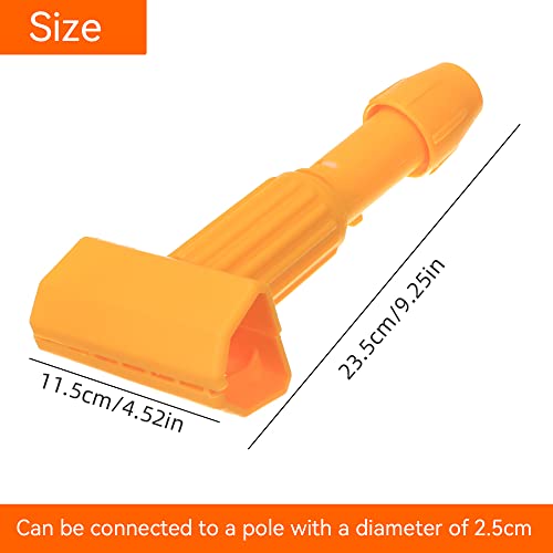 Image of Commercial Mop Clamps-Quick Change Head Mop Handle -Heavy Duty Mop Head Replacement Holder Change Mop Handle -Commercial Gripper Mop Wet Mop Handle(KL-ZJ-Yellow)