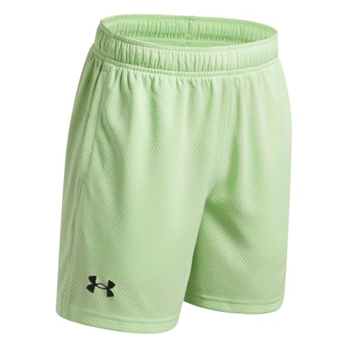 Under Armour Boys' Tech Mesh Shorts, 712 Green, YXL by Under Armour - Used condition - Image 2