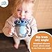 The First Years Disney Lilo & Stitch Weighted Straw Cup - Spill Proof Toddler Straw Cups with Flip Top Cover - Transition Sippy Cup - Toddler Feeding Supplies - 7 Oz - Ages 6 Months and Up