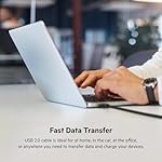 Belkin USB C to USB C Cable, 6.6ft, 100W - Type C Charger, iPhone Charger Cord, Braided, Flexible for iPhone 17, Galaxy S25, Pixel 10, AirPods, iPad Pro, Tablet, Nintendo Switch 2 & More - Black - Image 5