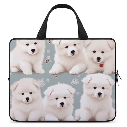 Housse ordinateur portable 17 pouces antichoc pochette PC portable motif petits chiens