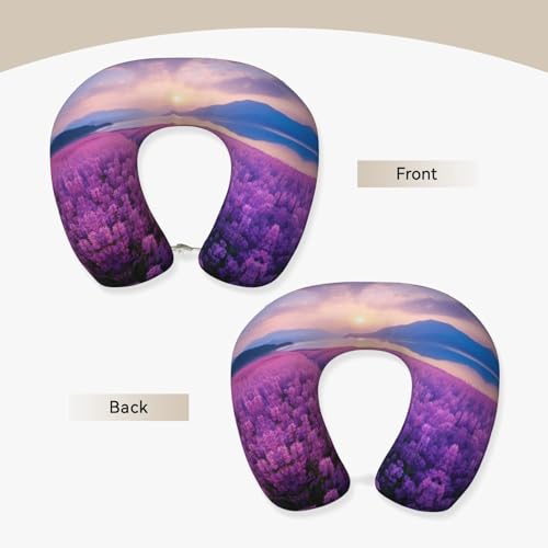 Almohada de viaje con espuma viscoelástica talla única miniatura 3