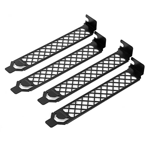 Image of Silverstone Technology AEROSLOTS Gen2 4-Pack Vented Expansion Slot Covers, Black, SST-AEROSLOTS2B