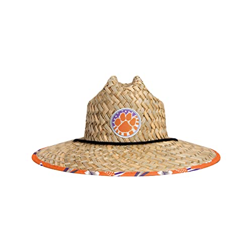 Image of FOCO Clemson Tigers NCAA Americana Straw Hat