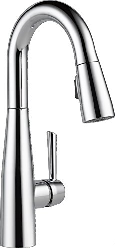 Delta Faucet Essa Single-Handle Bar-Prep Kitchen Sink Faucet with Pull Down Sprayer