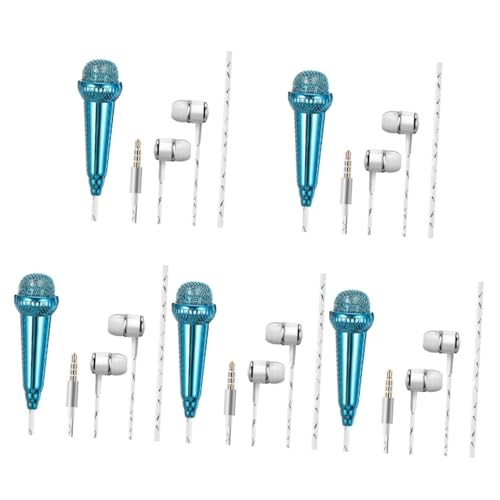 Microphone pour téléphone et tablette portable BESTonZON 5 pièces en plastique