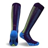 Vitalsox Patented Graduated Compression Socks, Purple, Small