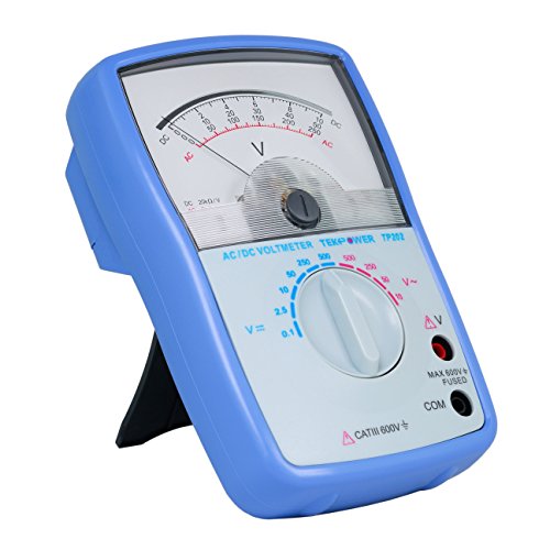 Tekpower Tp202 Ac/Dc 10-Range Analog Voltmeter #TOP3