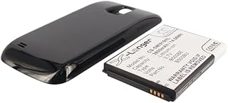 VINTRONS 3800mAh Battery for Samsung GT-i9190 Extended Battery with Black Back Cover,
