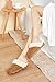 CLPP'LI Womens Slip on Faux Fur Warm Winter Mules Fluffy Suede Comfy Slippers-Tan-10