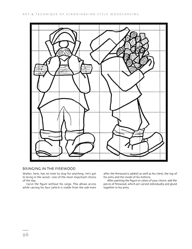 Art & Technique of Scandinavian-Style Woodcarving: Step-by-Step Instructions & Patterns for 40 Flat-Plane Carving Projects (Fox Chapel Publishing) Designs for a Teacher, Birdwatcher, Rooster, and More - Image 8