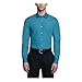 Produktbild Van Heusen Herren Poplin Fitted Solid Point Collar Dress Shirt Smokinghemd, Deep Sea, 39 cm Hals 86 cm-89 cm Ärmel