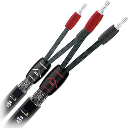 AudioQuest K2 Terminated Speaker Cable - UST 2.44 m Plugs 8' Pair (Discontinued by Manufacturer)