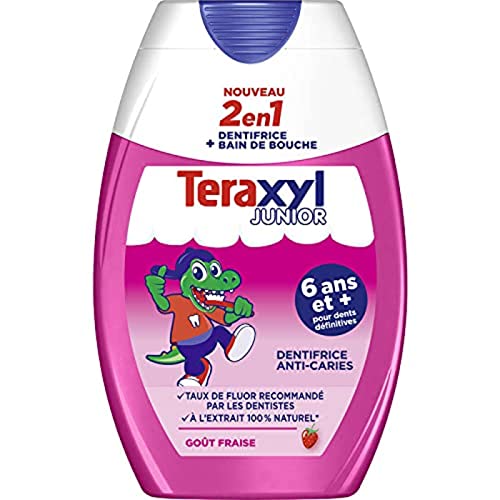 Teraxyl dentifrice 2 en 1 junior 75ml pour la protection des dents des enfants