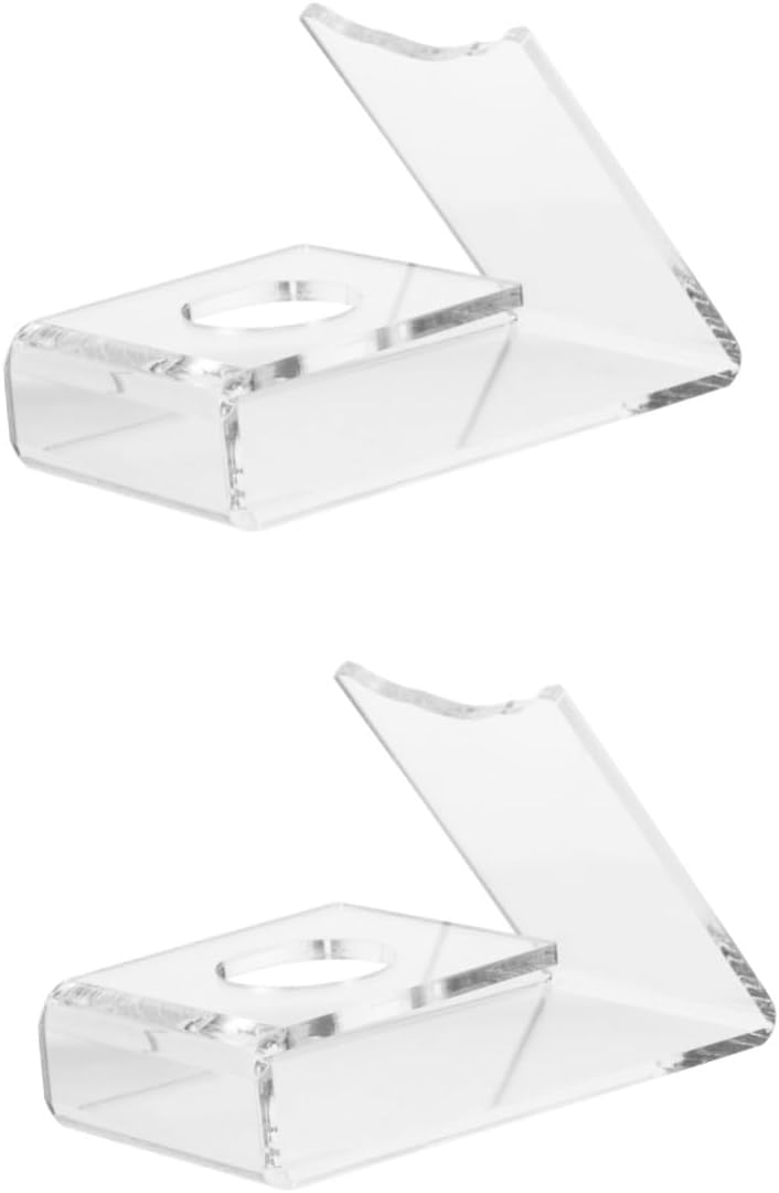 GALPADA 5pcs Table Tennis Stand Clear Racket Holder for Displaying Paddles and and Compact Sports Equipment Organizer for