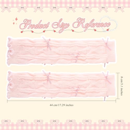 Image of Junely Leg Warmers for Women Kawaii Leg Warmer Cute Legwarmers Lolita Harajuku Gyaru Japanese Accessories