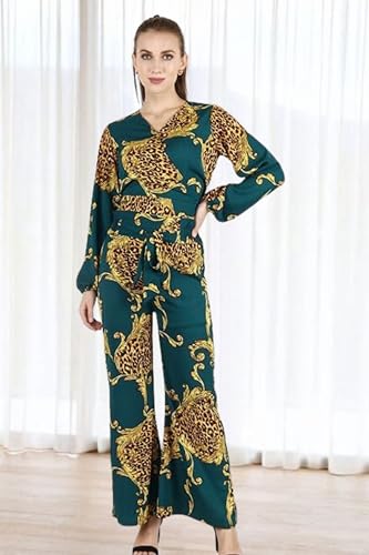 Image of POPWINGS Casual Bagru Printed Cotton Top and Skirt Set for Women || Pom Pom Top and Long Slit Skirt Set for Women || Two Piece Women Set for Summer