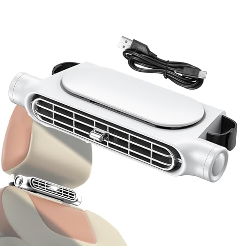 Schnelles Kfz-Lüftungssystem – Luftgedächtnis mit vier Klingen, montierter Heizkörper, Klimagerät mit hoher Leistung, Auto-Kit Stromversorgung...